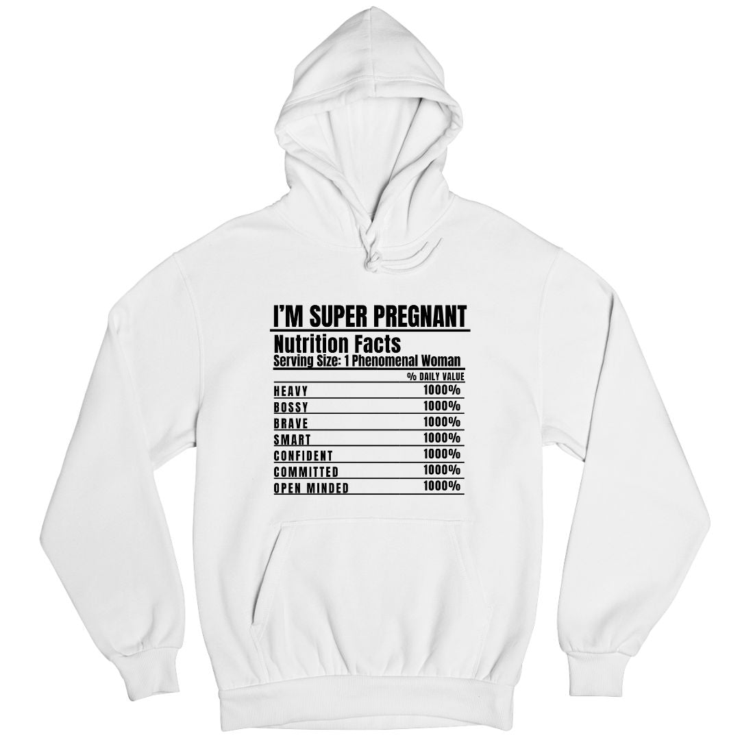 I'm super pregnant hoodie